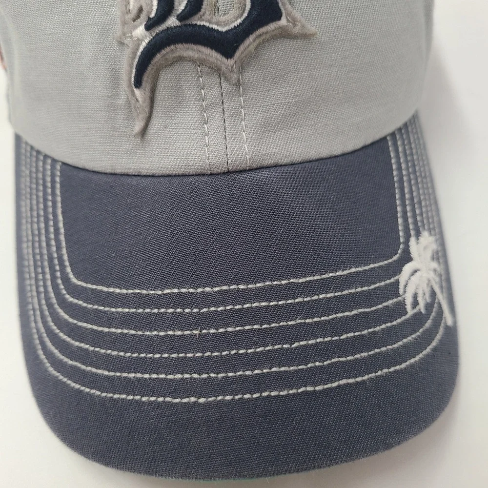 Detroit Tigers Hat Strapback 47 Brand Clean Up Gray Blue MLB Spring Training Men